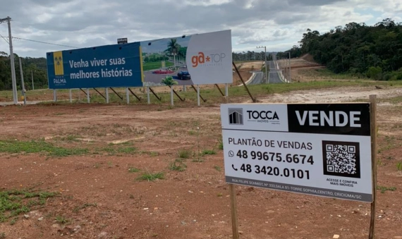 TERRENOS - LOT. VILLA DI PALMA, JARDIM DAS PALMEIRAS, COCAL DO SUL