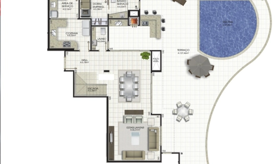 APARTAMENTO, RES. HANNOVER - CENTRO, CRICIÚMA