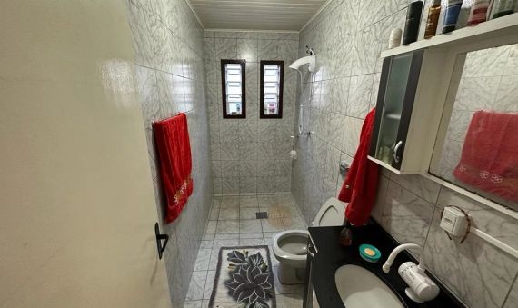 TERRENO COM DUAS CASAS, NASPOLINI – MORRO DA FUMAÇA