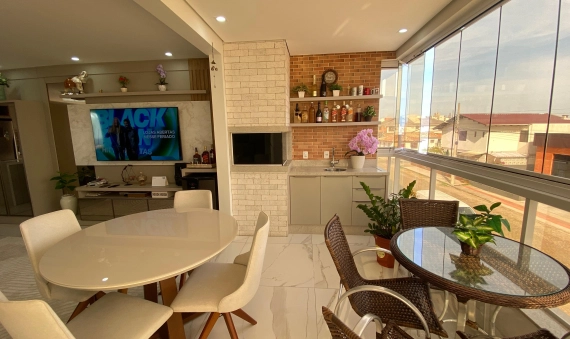 APARTAMENTO - RES. LAS SALINAS, CENTRO, BALNEÁRIO RINCÃO