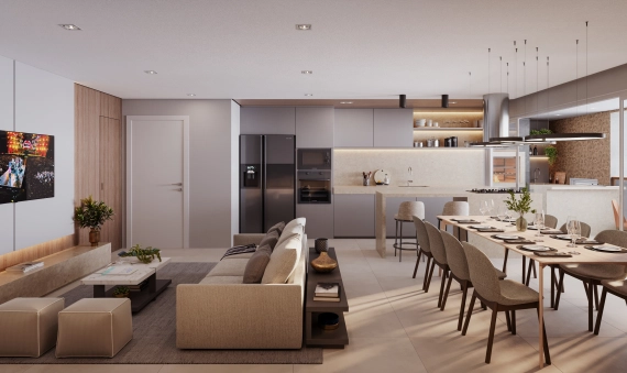 APARTAMENTO - RESIDENCIAL TREMEZZO, CENTRO - CRICIÚMA