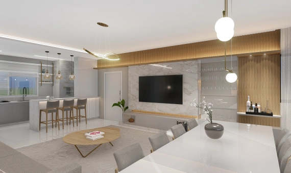 APARTAMENTO, RES. ALPES SUÍÇOS - CENTRO, MORRO DA FUMAÇA