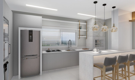 APARTAMENTO, RES. ALPES SUÍÇOS - CENTRO, MORRO DA FUMAÇA