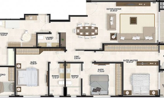 APARTAMENTOS, ED. PIAZZA CASTELLO  - CENTRO, IÇARA