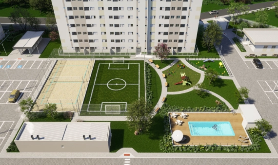 APARTAMENTOS, RES. VILLE DE TOULOUSE - MINA UNIÃO, CRICIÚMA