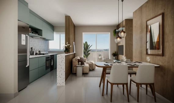 APARTAMENTO, RES. RECANTO DO LAGO, VILA FLORESTA - CRICIÚMA