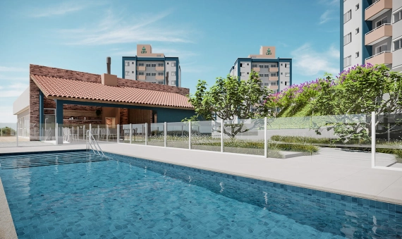 APARTAMENTO, RES. RECANTO DO LAGO, VILA FLORESTA - CRICIÚMA