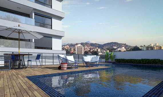 APARTAMENTO RES. SOLAR PLAZA -  ESTREITO - FLORIANOPOLIS 