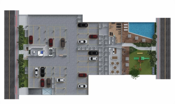 APARTAMENTO, RES. ST. MAARTEN - CENTRO - BALNEÁRIO RINCÃO