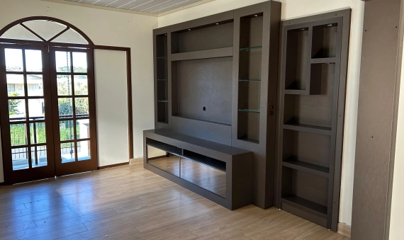 CASA COM EDÍCULA - MOBILIADA -  PRESIDENTE VARGAS - IÇARA - SC