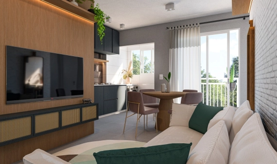 APARTAMENTO - RESIDENCIAL VILLE DE PARIS - JARDIM UNIÃO - CRICIUMA