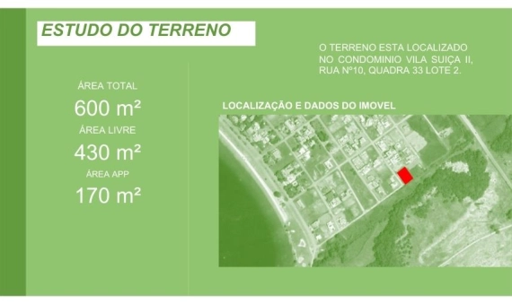 TERRENO, COND. VILA SUÍÇA - LAGOA DOS ESTEVES, BALNEÁRIO RINCÃO