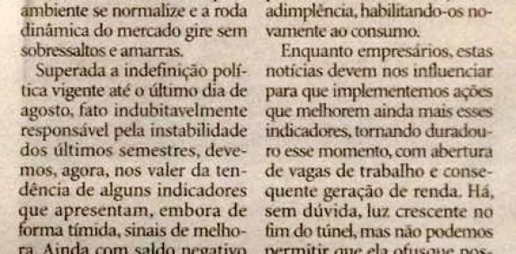 16/09 - Artigo publicado Di&aacute;rio Catarinense