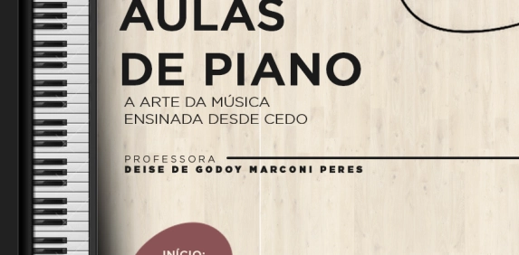 Acic abre inscri&ccedil;&otilde;es para aulas de piano