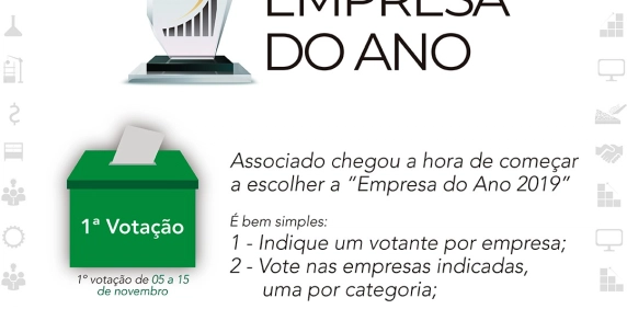 Acic abre primeira etapa de vota&ccedil;&atilde;o para o Pr&ecirc;mio Empresa do Ano