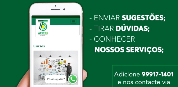 Acic adota atendimento via WhatsApp