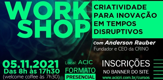 Acic promove workshop de imers&atilde;o sobre inova&ccedil;&atilde;o