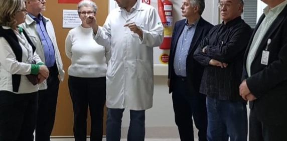 Diretoria da Acic conhece estrutura do Hospital S&atilde;o Jos&eacute;