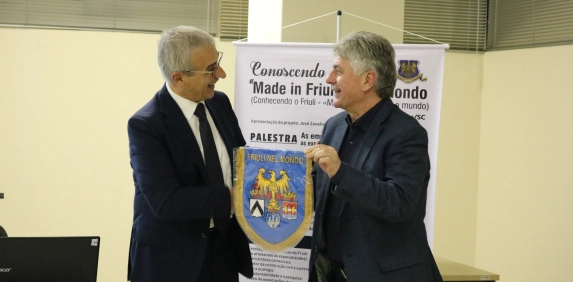 Italianos da regi&atilde;o de Friulli trocam experi&ecirc;ncias com empres&aacute;rios na Acic