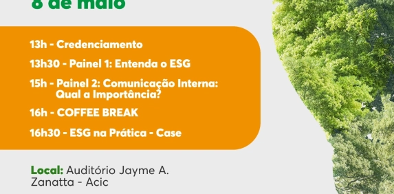 Núcleo de Sustentabilidade da Acic promove workshop sobre ESG