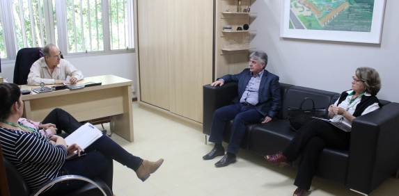 Presidente da Acic faz visita a Satc para estreitar la&ccedil;os 