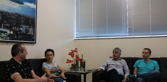 Presidente da Acic recebe membros do Conselho do CriciumaPrev