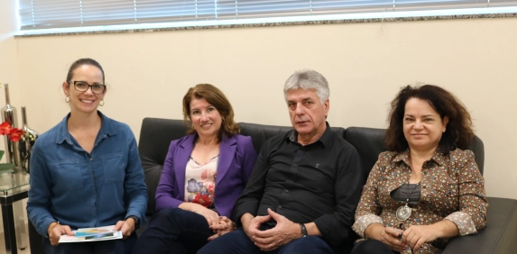 Presidente da Acic recebe representantes do Comit&ecirc; da Bacia do Rio Urussanga