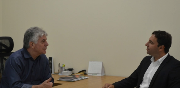 Presidente da Acic recebe visita de Daniel Freitas
