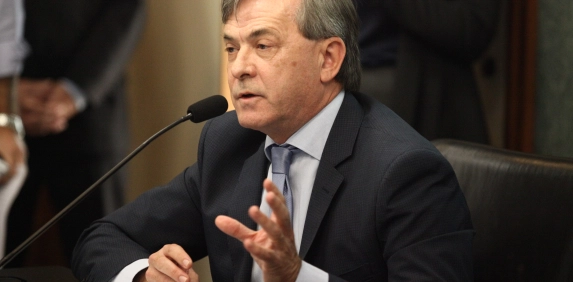 Secret&aacute;rio Estadual da Fazenda participa de reuni&atilde;o na Acic