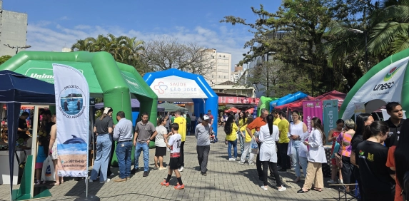 Semana ODS na Prática começa com mobilização na Praça Nereu Ramos