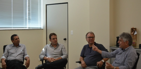 Acic recebe a visita do deputado Ricardo Guidi
