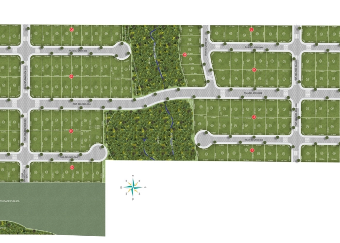 Planta de Implantação