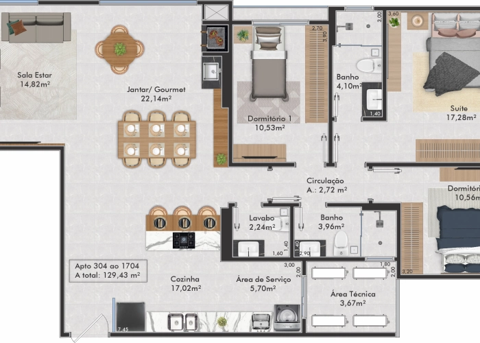 Apartamento (Planta 04)