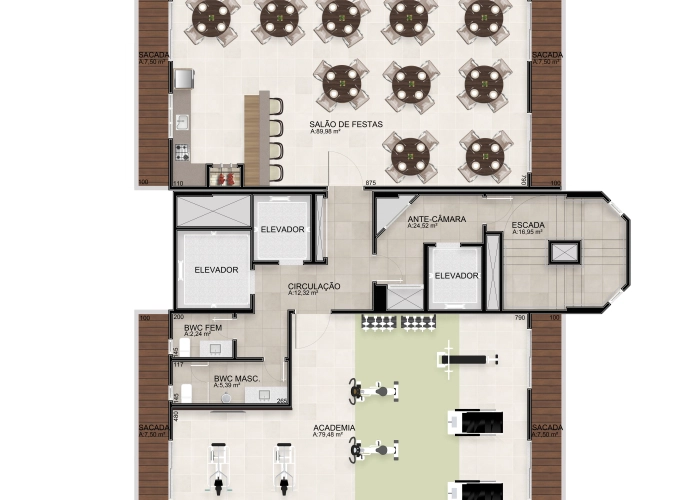 &Aacute;reas de Lazer 