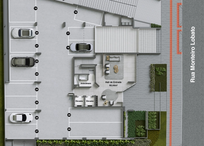 Garagens (Planta Térrea)