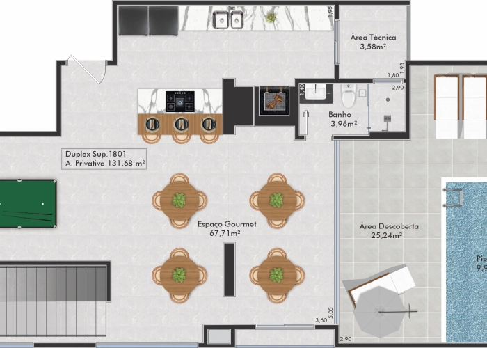 Apartamento (Duplex Superior)