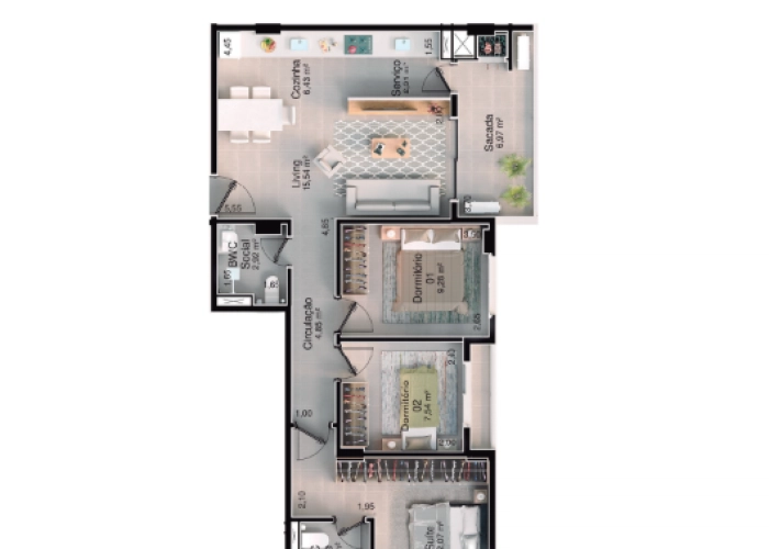 Apartamento (Planta 03)