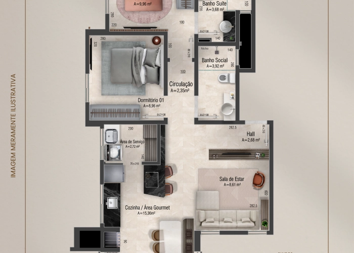 Apartamento (Planta 02)