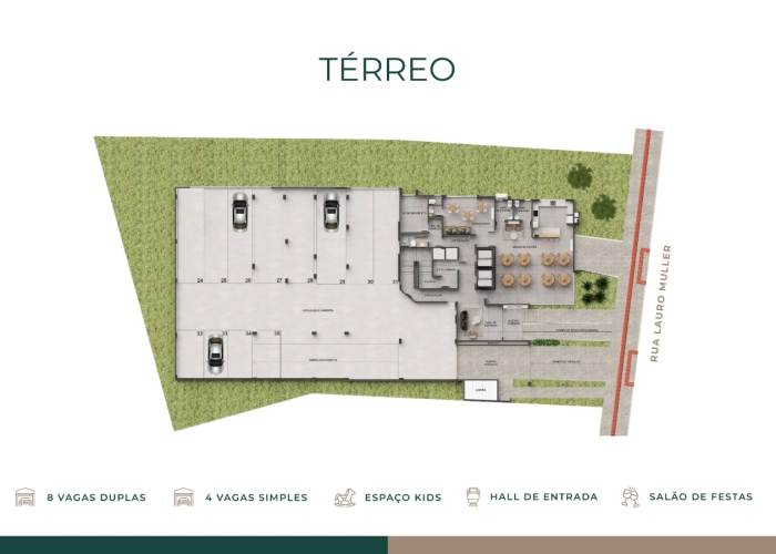 Garagens (Planta Térrea)