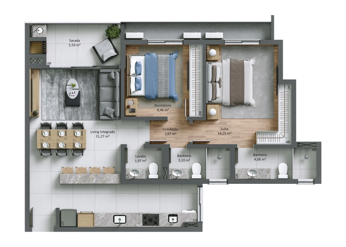 Apartamento (Planta 02)