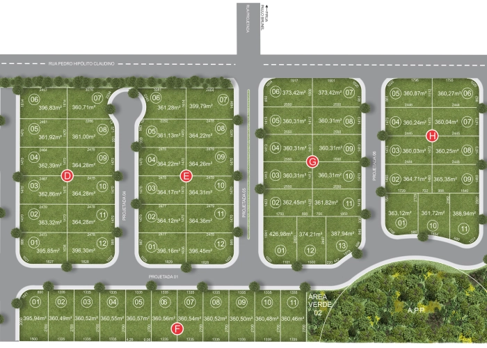 Planta de Implantação