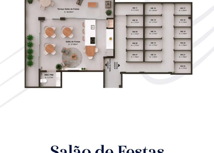 Salão de Festas (2º Pavimento)