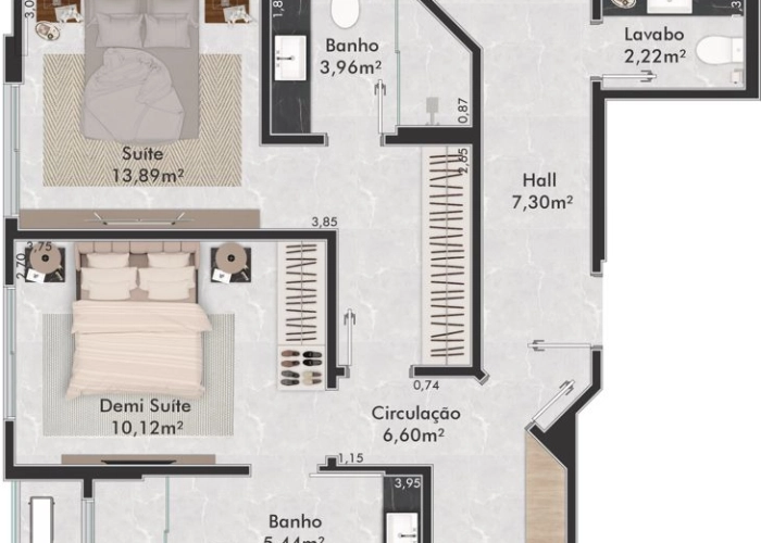 Apartamento (Duplex Inferior)