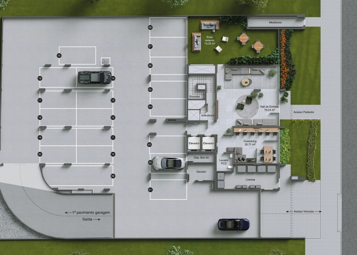 Áreas de Lazer (Planta Térrea)