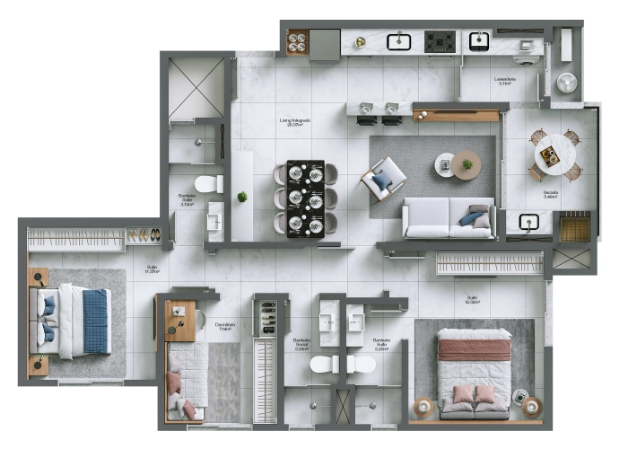 Apartamento (Planta 01)