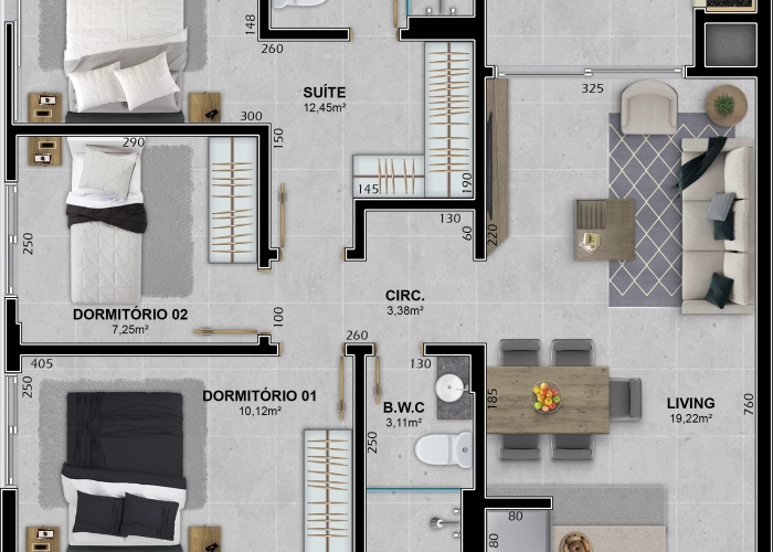 Apartamento (Planta 01)