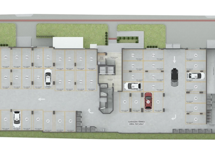 Garagens (Planta Térrea)