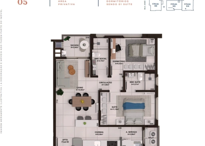 Apartamento (Planta 05)