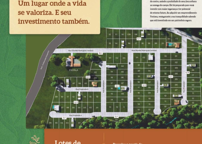 Planta de Situação do Loteamento 