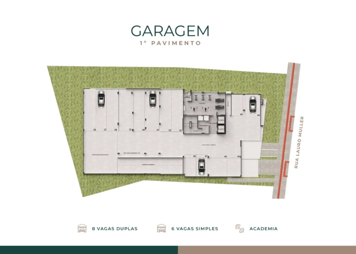 Garagens (1º Pavto)